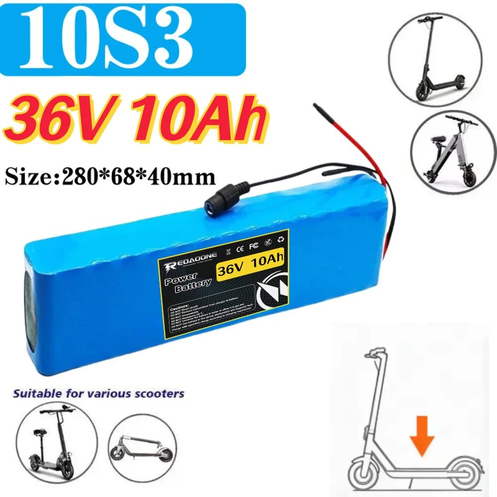 36V 10Ah 18650 Rechargeable Lithium Battery Pack 10S3P with BMS Suitable for upgrade Modified Bike Scooter Battery Pack.
36V 10Ah 18650 Rechargeable Lithium Battery Pack 10S3P with BMS Suitable for upgrade Modified Bike Scooter Battery Pack.