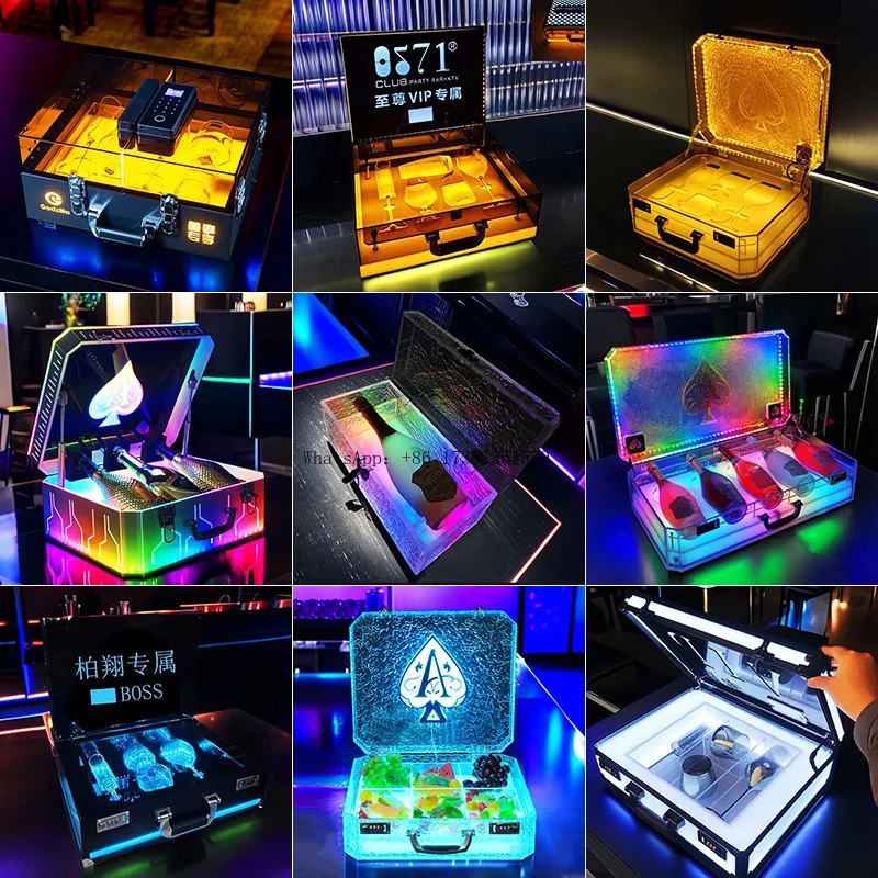 Bar luminous wine case KTV nightclub VIP champagne foreign wine case Black card director exclusive Shenlong wine case commercial
Bar luminous wine case KTV nightclub VIP champagne foreign wine case Black card director exclusive Shenlong wine case commercial