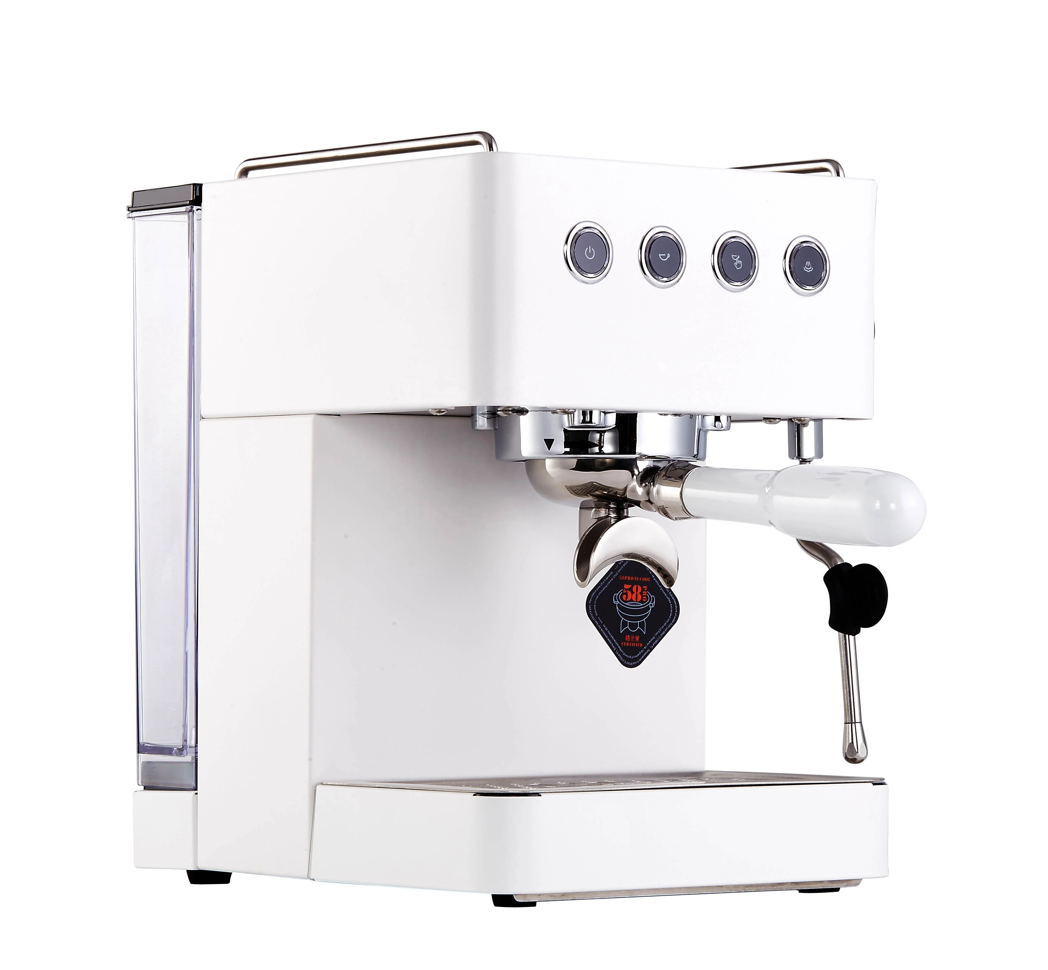 Hot Sell-15 bar Espresso Coffee Machine Cappuccino Maker White Color Coffee Machine for Home Use-CRM3005E
Hot Sell-15 bar Espresso Coffee Machine Cappuccino Maker White Color Coffee Machine for Home Use-CRM3005E