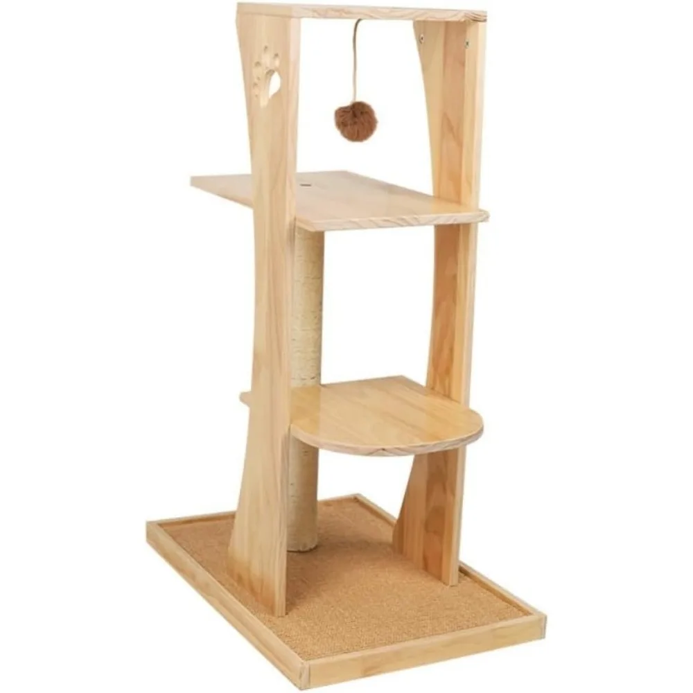 Cat Easy to Clean Solid Wood Climbing Frame Large Nest Jumping Shelf Durable and Beautiful Furniture with Rack C
Cat Easy to Clean Solid Wood Climbing Frame Large Nest Jumping Shelf Durable and Beautiful Furniture with Rack C