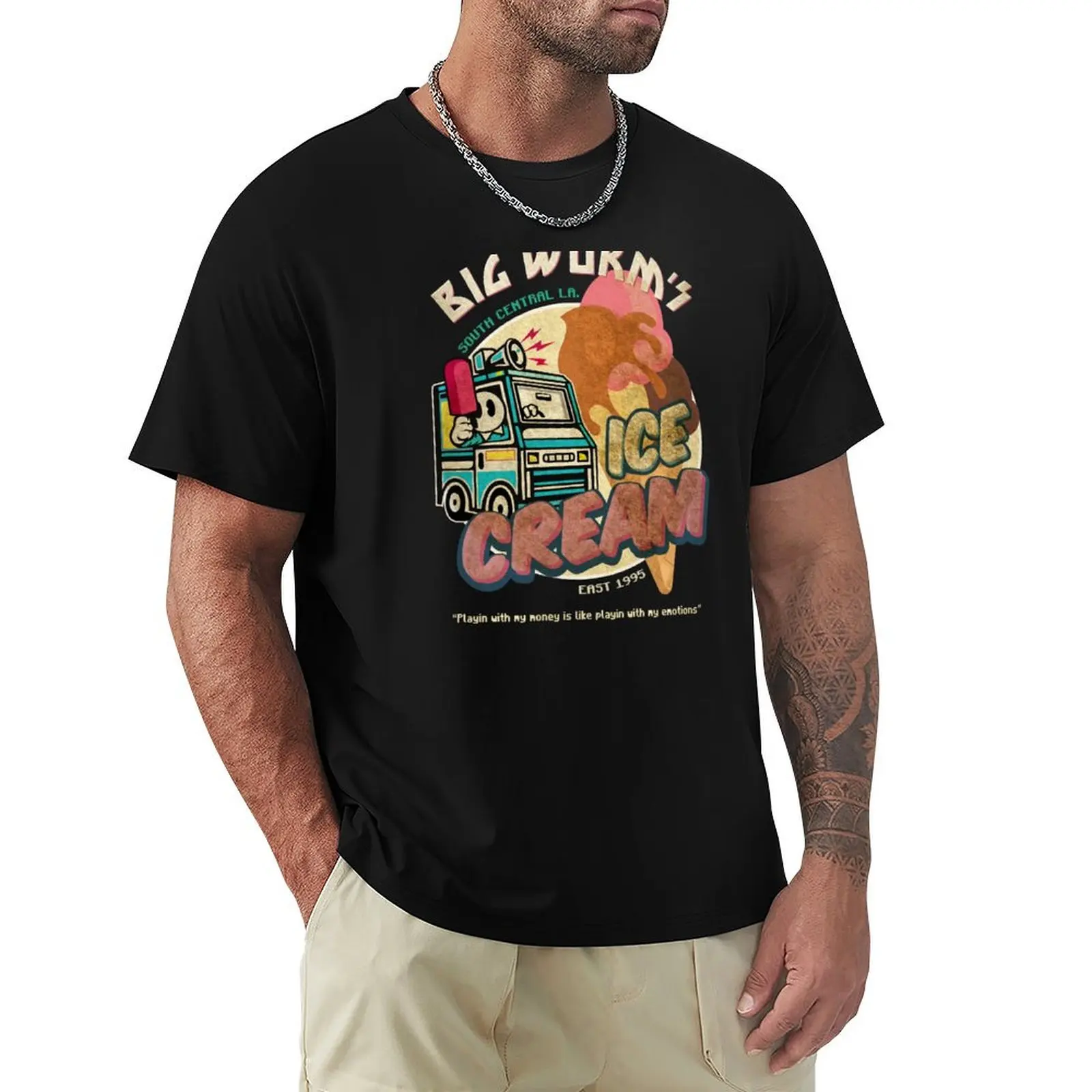 Big Worm's Ice Cream distressed T-Shirt quick drying oversized t shirt shirts graphic tee Louboutins workout shirts for men
Big Worm's Ice Cream distressed T-Shirt quick drying oversized t shirt shirts graphic tee Louboutins workout shirts for men