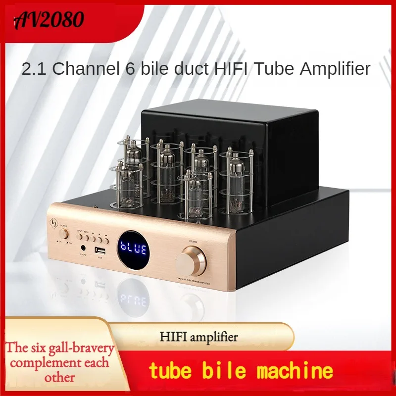 AV2080 Electronic Tube Gallbladder Power Amplifier HIFI 2.0 Speaker Computer Mobile Phone TV Bluetooth Audio Loudspeaker
AV2080 Electronic Tube Gallbladder Power Amplifier HIFI 2.0 Speaker Computer Mobile Phone TV Bluetooth Audio Loudspeaker