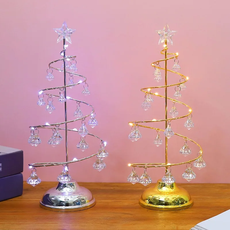 Crystal Christmas Tree Lamp Night Lights Battery Operated Desk Table Lamp Decorative Iron Tree for Living Room Bedroom
Crystal Christmas Tree Lamp Night Lights Battery Operated Desk Table Lamp Decorative Iron Tree for Living Room Bedroom