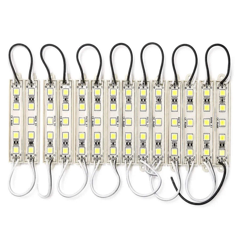 1000pcs Super Brightness LED Module 5054 SMD 5 LEDs DC12V Waterproof Modules 3LEDs 7000k 3000k IP65 for Sign Letters Light Box
1000pcs Super Brightness LED Module 5054 SMD 5 LEDs DC12V Waterproof Modules 3LEDs 7000k 3000k IP65 for Sign Letters Light Box