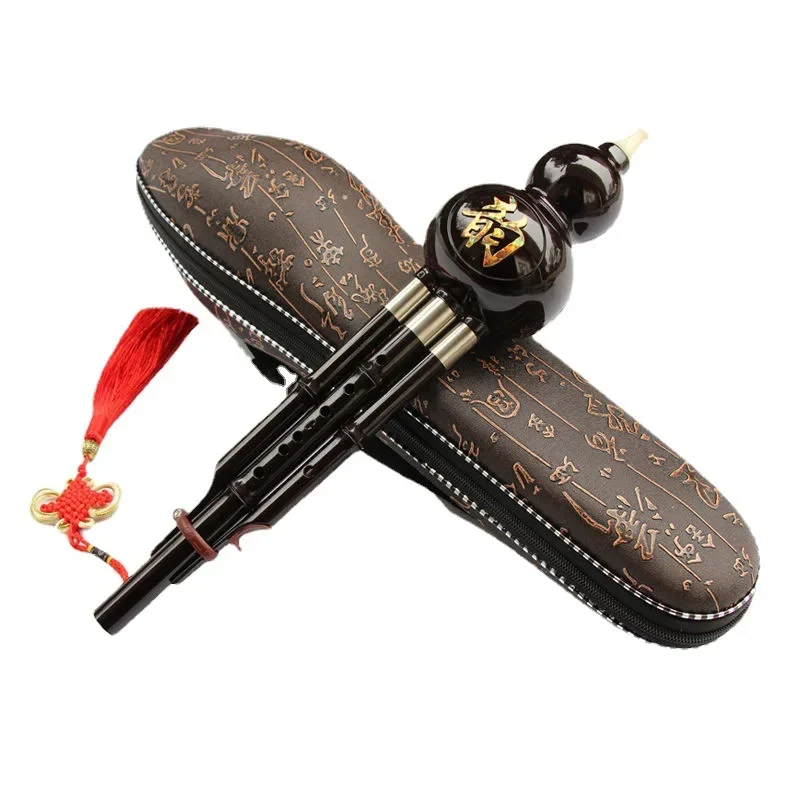 With Box Chinese Traditional Gourd Silk Gourd Flute C/Bb Yunnan Professional Ethnic Musical Instrument with Knot Gift
With Box Chinese Traditional Gourd Silk Gourd Flute C/Bb Yunnan Professional Ethnic Musical Instrument with Knot Gift
