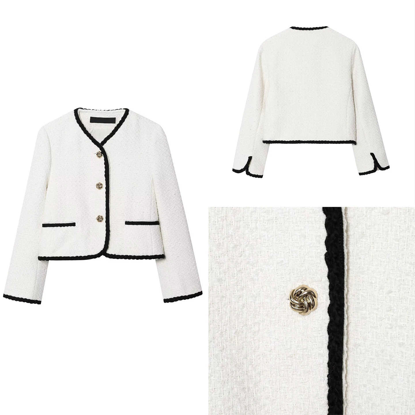 Faionable Trimmed Velvet Jaet Women's Sle Small Fraance Sle Autumn New Arrival Breathable Stand Fit Coat
Faionable Trimmed Velvet Jaet Women's Sle Small Fraance Sle Autumn New Arrival Breathable Stand Fit Coat