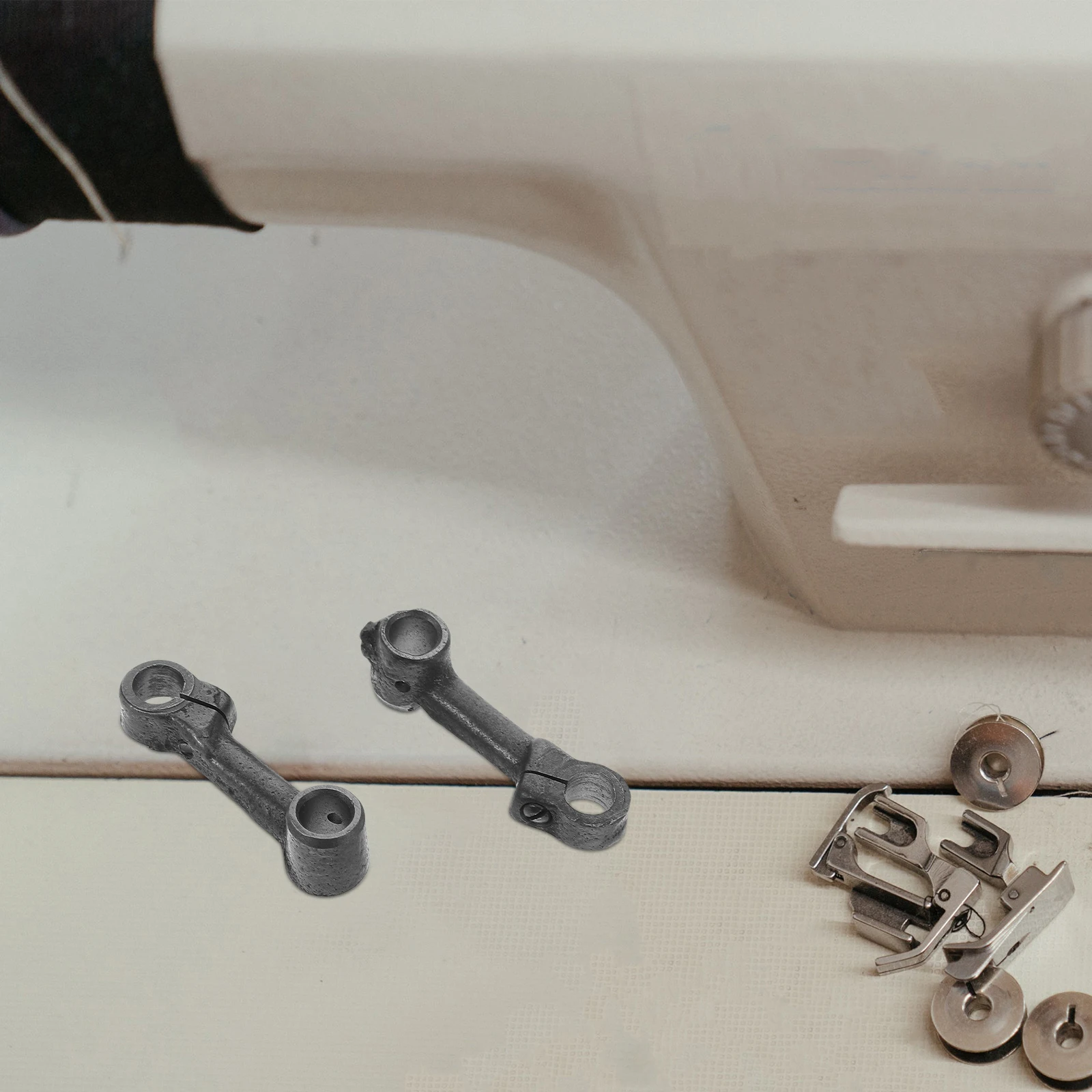 2pcs Sewing Machine Pedal Linkage Foot Connecting Rod Assembly Grey Treadle Hook Repair Compatible Easy Installation Replacement
2pcs Sewing Machine Pedal Linkage Foot Connecting Rod Assembly Grey Treadle Hook Repair Compatible Easy Installation Replacement