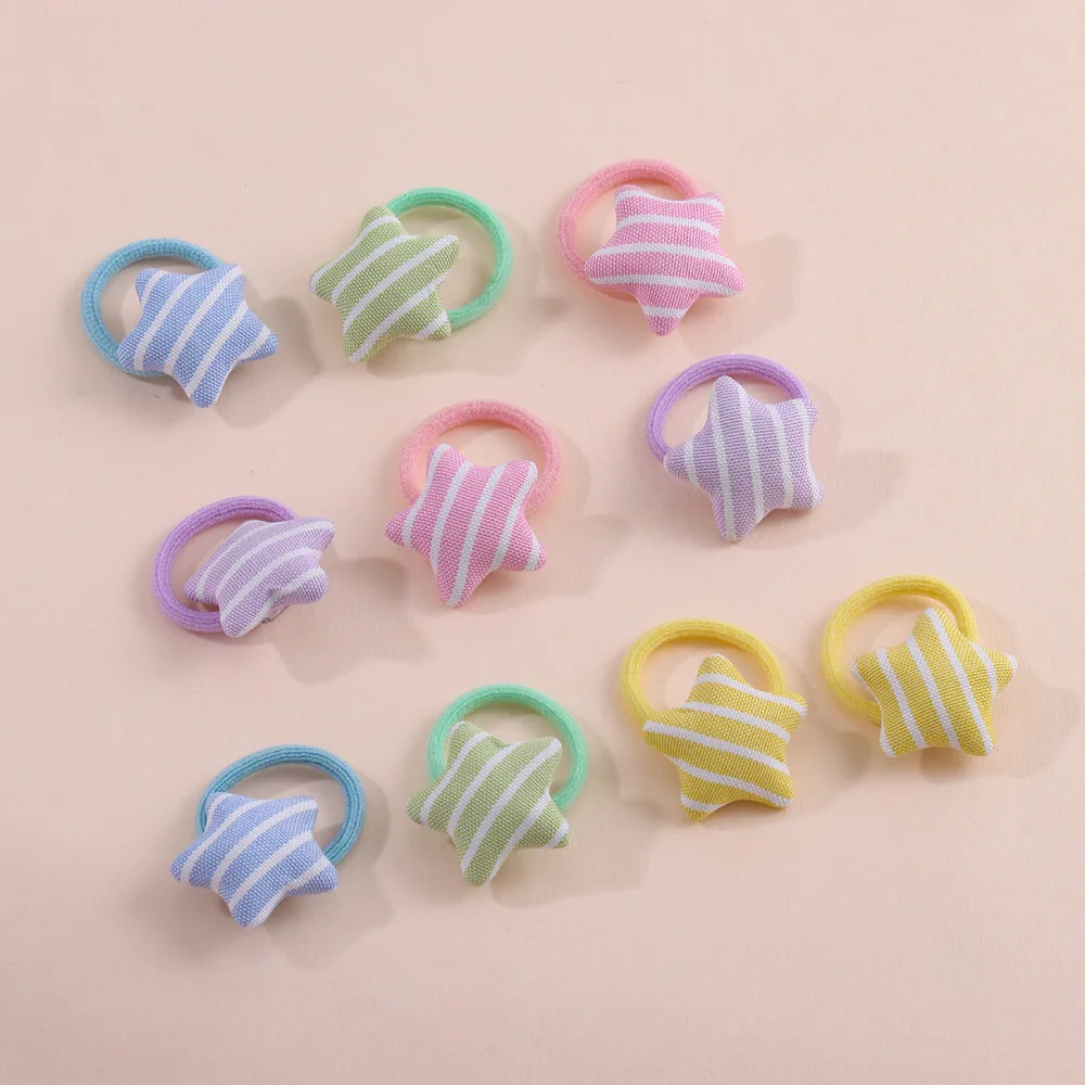 10pcs Children Colorful Fabric Elastic Hair Ties For Girls Cartoon Ponytail Hold Scrunchie Rubber Bands Kids Hair Accessories
10pcs Children Colorful Fabric Elastic Hair Ties For Girls Cartoon Ponytail Hold Scrunchie Rubber Bands Kids Hair Accessories