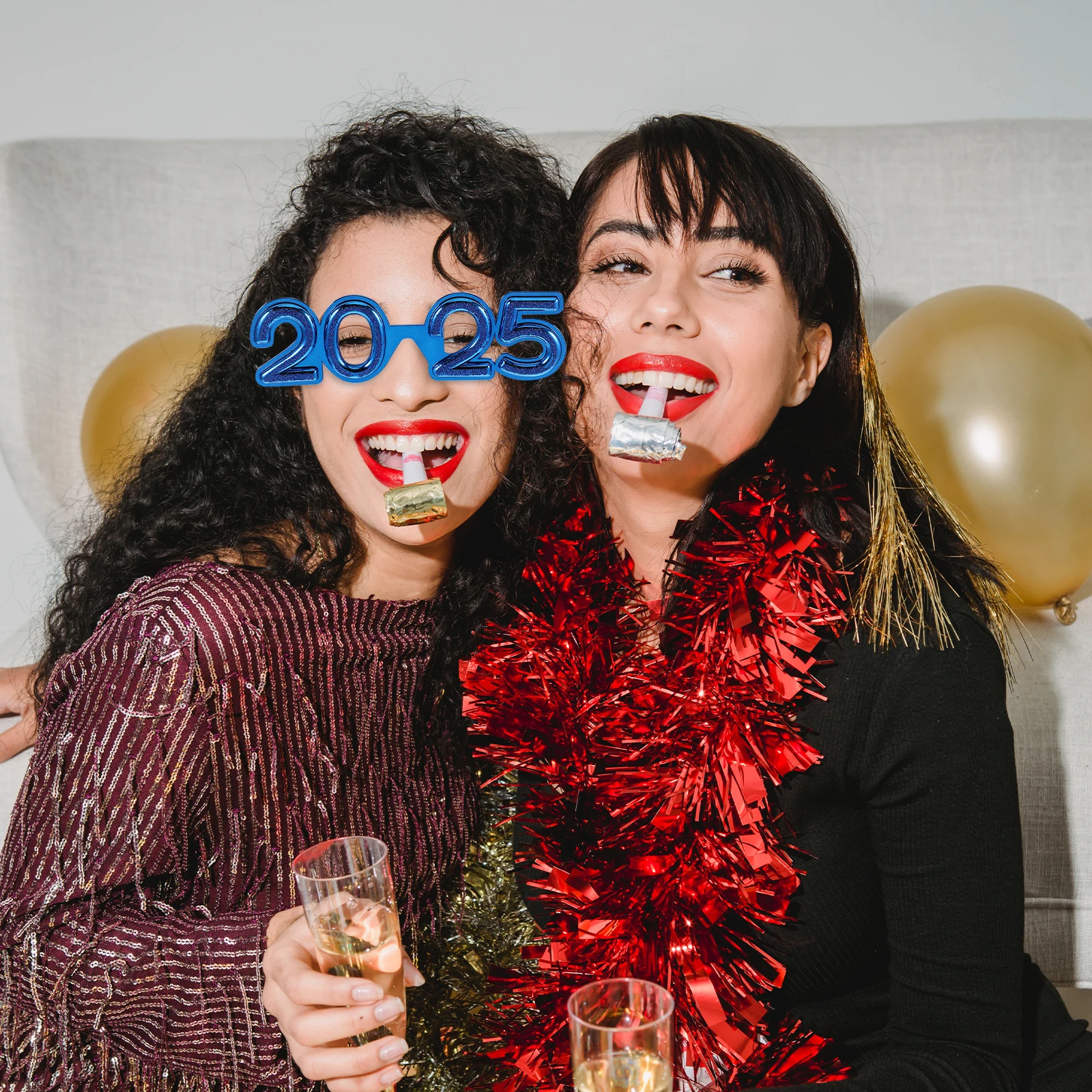 New Year Party Decoration Glasses 2025 Material Photo Props Stylish Eyewear Accessories Bright Novel Long Use
New Year Party Decoration Glasses 2025 Material Photo Props Stylish Eyewear Accessories Bright Novel Long Use
