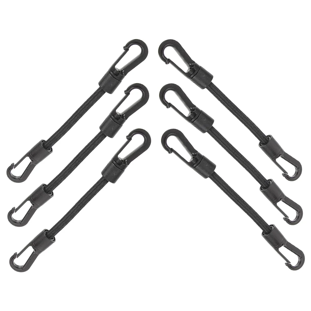 6pcs Elastic String Hook Outdoor Soft Rope Buckle Camping Gear High Elasticity Kayak Tie Down Strap Multi Function Hook
6pcs Elastic String Hook Outdoor Soft Rope Buckle Camping Gear High Elasticity Kayak Tie Down Strap Multi Function Hook