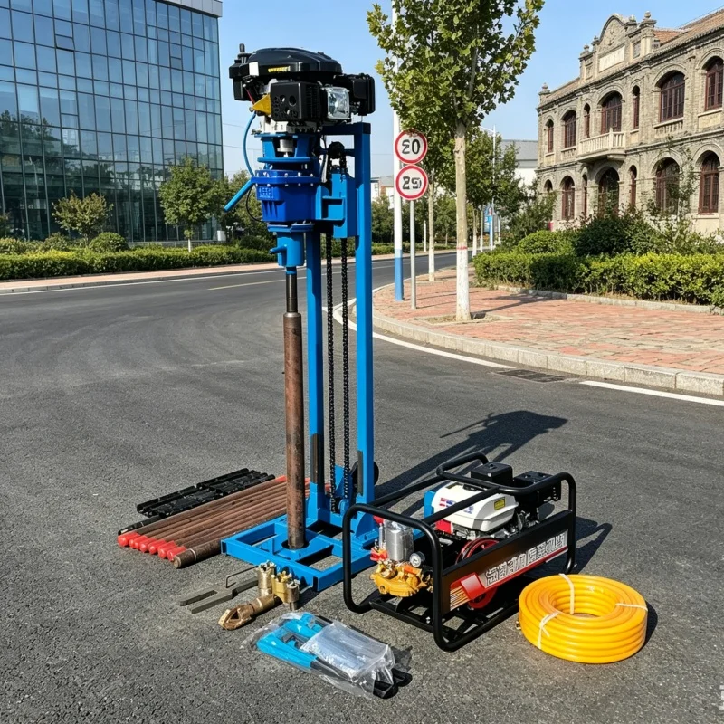 Customized Reinforced Water Well Drilling Rig, Hot-selling Mini Drilling Rig, Household Geological Exploration Drilling Machine
Customized Reinforced Water Well Drilling Rig, Hot-selling Mini Drilling Rig, Household Geological Exploration Drilling Machine