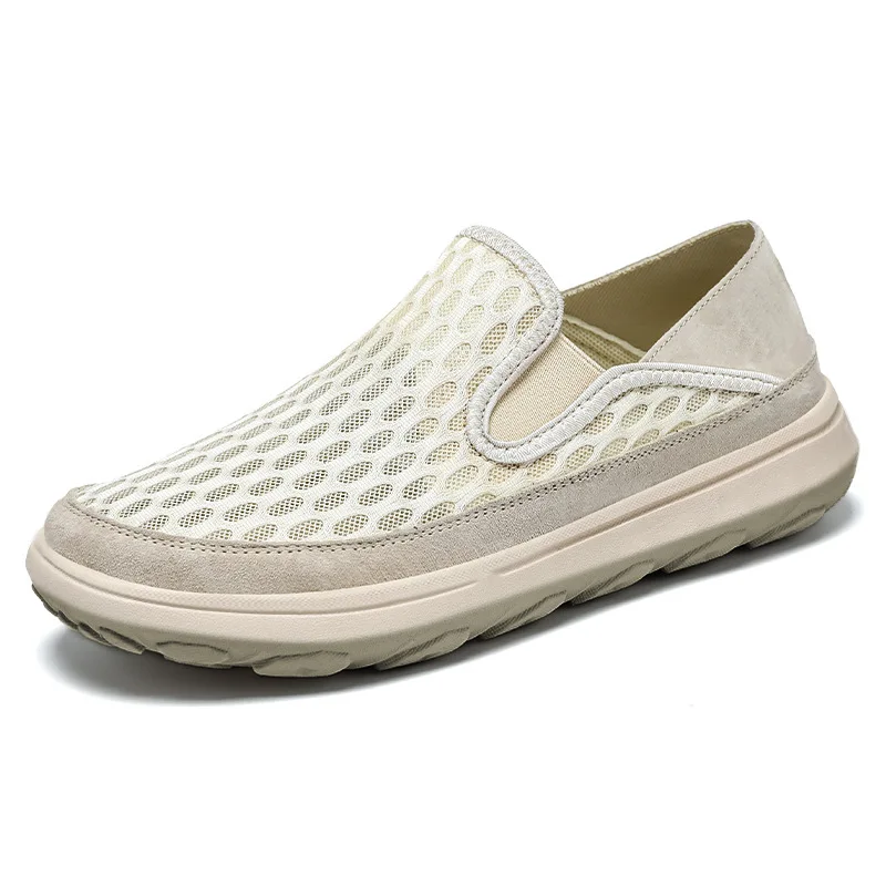 Men's shoes, single shoes, summer men's breathable and casual mesh shoes, soft soles and soft tops, one-foot lazy shoes
Men's shoes, single shoes, summer men's breathable and casual mesh shoes, soft soles and soft tops, one-foot lazy shoes