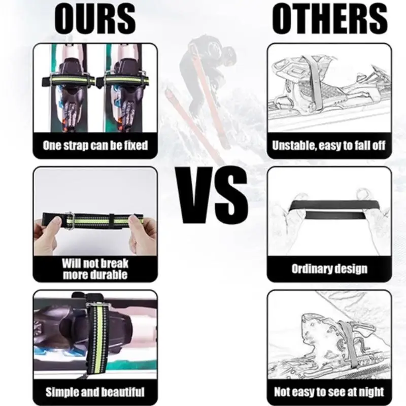 652F Простой в использовании защитный лыжный ремень для безопасного катания на лыжах для профессиональных новичков и команд
652F Простой в использовании защитный лыжный ремень для безопасного катания на лыжах для профессиональных новичков и команд