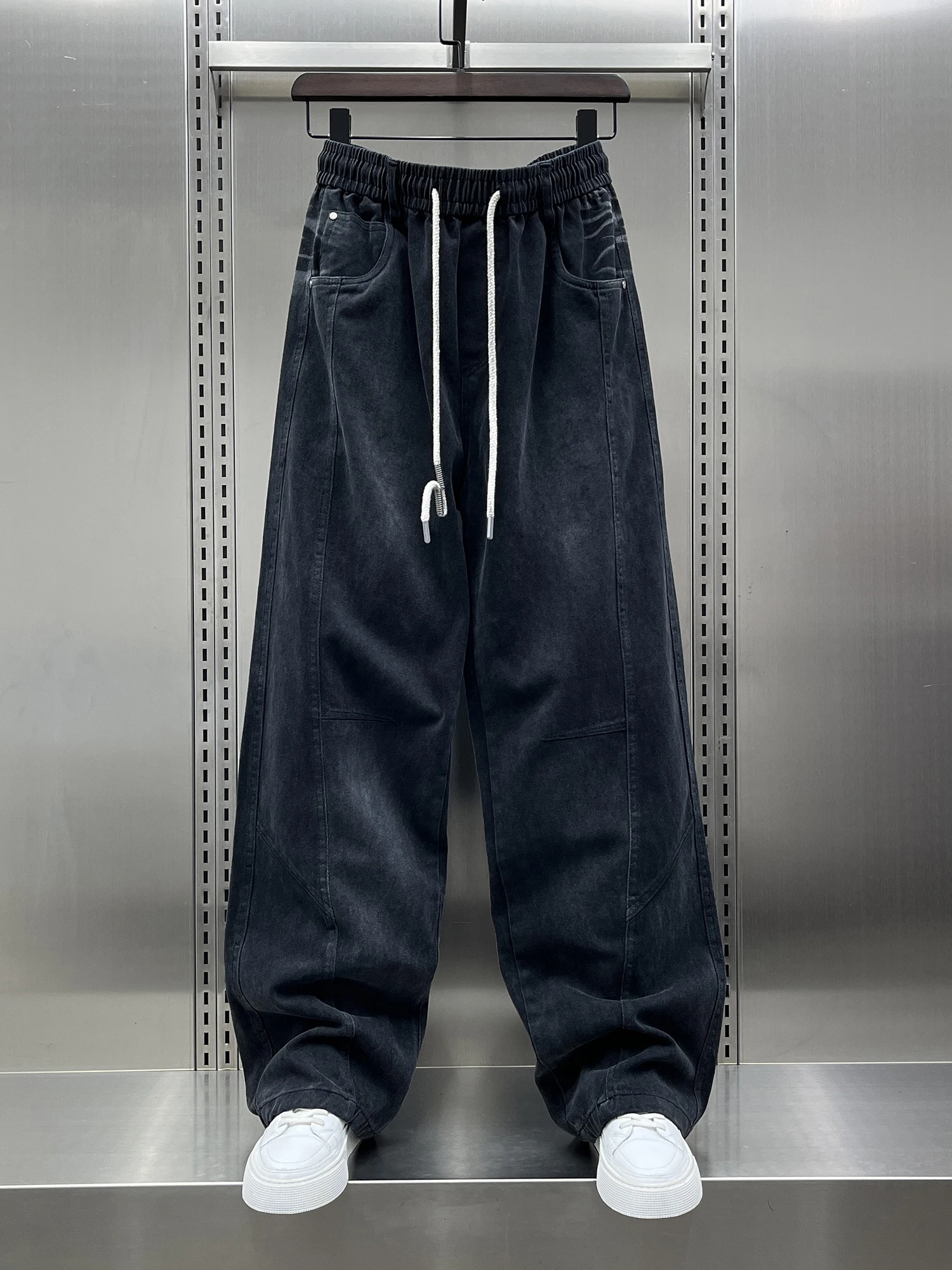 Faionable Men's Straight Leg Casual Pants Commute Sle Worn-In Look Dstring Elastic Waist Spring Autumn New Trend
Faionable Men's Straight Leg Casual Pants Commute Sle Worn-In Look Dstring Elastic Waist Spring Autumn New Trend