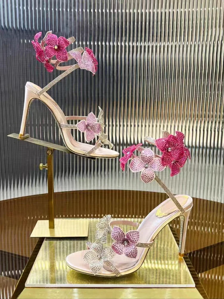 Sexy High Heels Gladiator Sandals Women Snake Twine Around Ankle Strap Flower Wedding Shoes Stiletto Summer Sandalia Woman
Sexy High Heels Gladiator Sandals Women Snake Twine Around Ankle Strap Flower Wedding Shoes Stiletto Summer Sandalia Woman