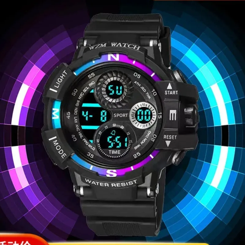 YIKAZE-reloj Digital negro для мужчин, спортивный хронограф, резистивный al agua, с рукой, для внешних работников, для студентов
YIKAZE-reloj Digital negro для мужчин, спортивный хронограф, резистивный al agua, с рукой, для внешних работников, для студентов