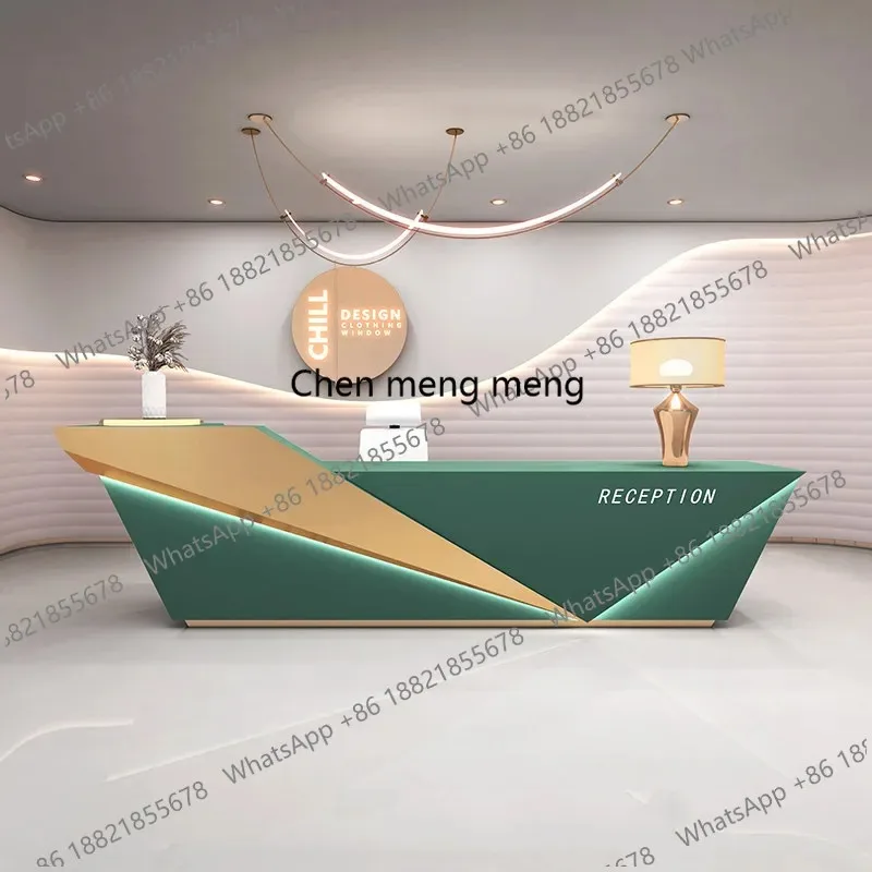 E136 Customer Reception Counter Desk Office Beautician Commercial Home Bar Counter Clothing Store Modern Industrial Hotel Furnit
E136 Customer Reception Counter Desk Office Beautician Commercial Home Bar Counter Clothing Store Modern Industrial Hotel Furnit