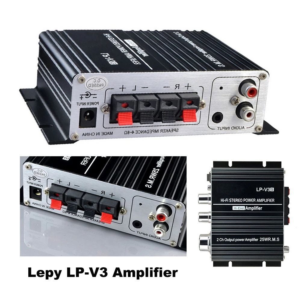 PolarLander Black Car Audio Speaker Digital MP3 12V Mini Hi-Fi Songs Track LP-V3 Amplifier Stereo Connection 700W Power 3.5mm
PolarLander Black Car Audio Speaker Digital MP3 12V Mini Hi-Fi Songs Track LP-V3 Amplifier Stereo Connection 700W Power 3.5mm