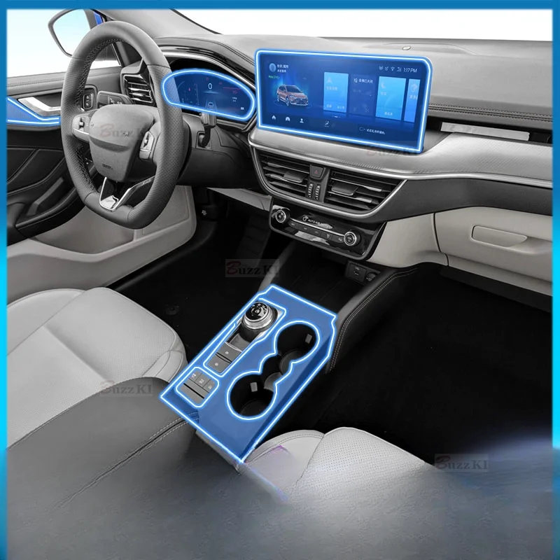 Прозрачная пластиковая защитная пленка из ТПУ для 2021 Ford Focus навигация приборная панель центральное управление автомобильная пленка аксессуары для интерьера
Прозрачная пластиковая защитная пленка из ТПУ для 2021 Ford Focus навигация приборная панель центральное управление автомобильная пленка аксессуары для интерьера