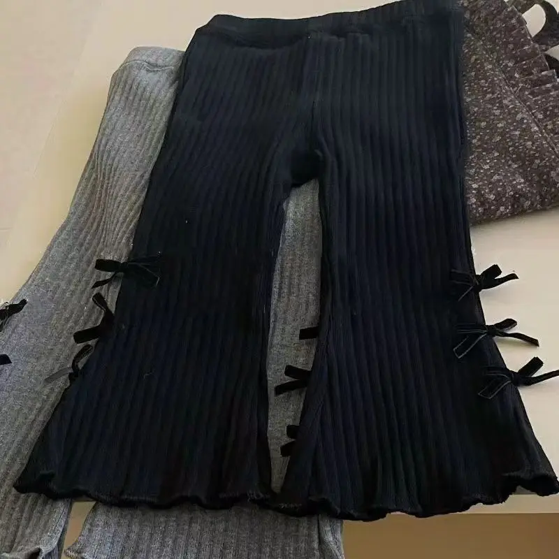 Girls' Flared Pants 2025 Spring New Korean Version Baby Bow Trousers Elastic Pit Strip Foreign Style Pants
Girls' Flared Pants 2025 Spring New Korean Version Baby Bow Trousers Elastic Pit Strip Foreign Style Pants