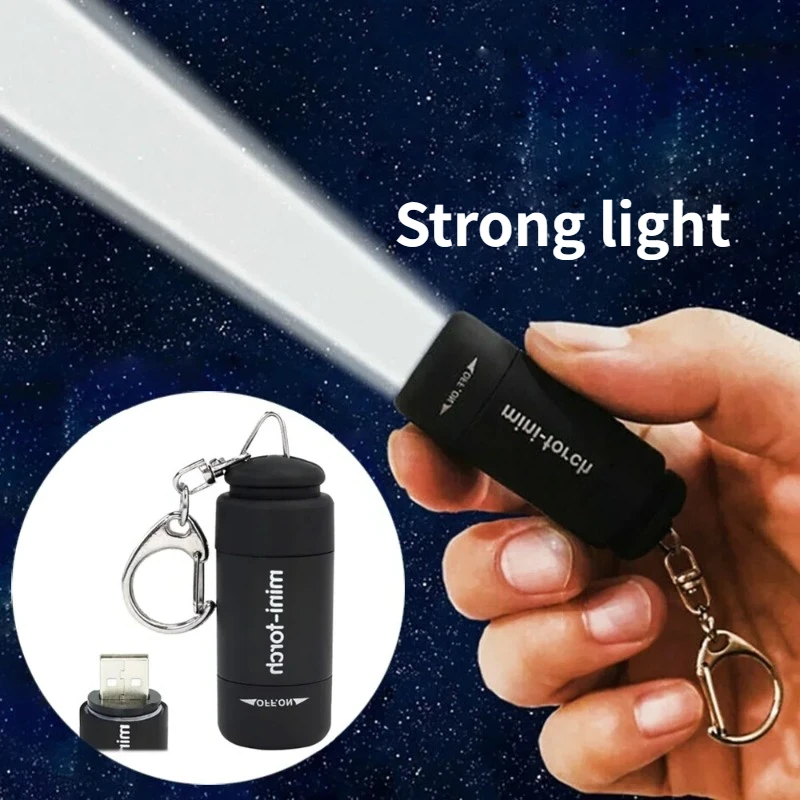 Pocket Keychain Flashlight Waterproof Outdoor Hiking Camping Mini FlashlightUSB Rechargeable LED Multifunctional Strong Light
Pocket Keychain Flashlight Waterproof Outdoor Hiking Camping Mini FlashlightUSB Rechargeable LED Multifunctional Strong Light