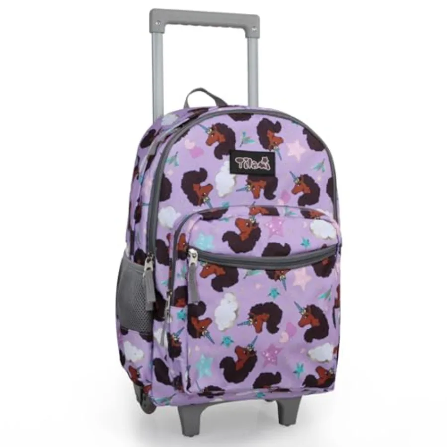 Rolling Backpack for 18 Inch Double Handle Wheeled Bookbag for Boys and Girls for School and Travel
Rolling Backpack for 18 Inch Double Handle Wheeled Bookbag for Boys and Girls for School and Travel