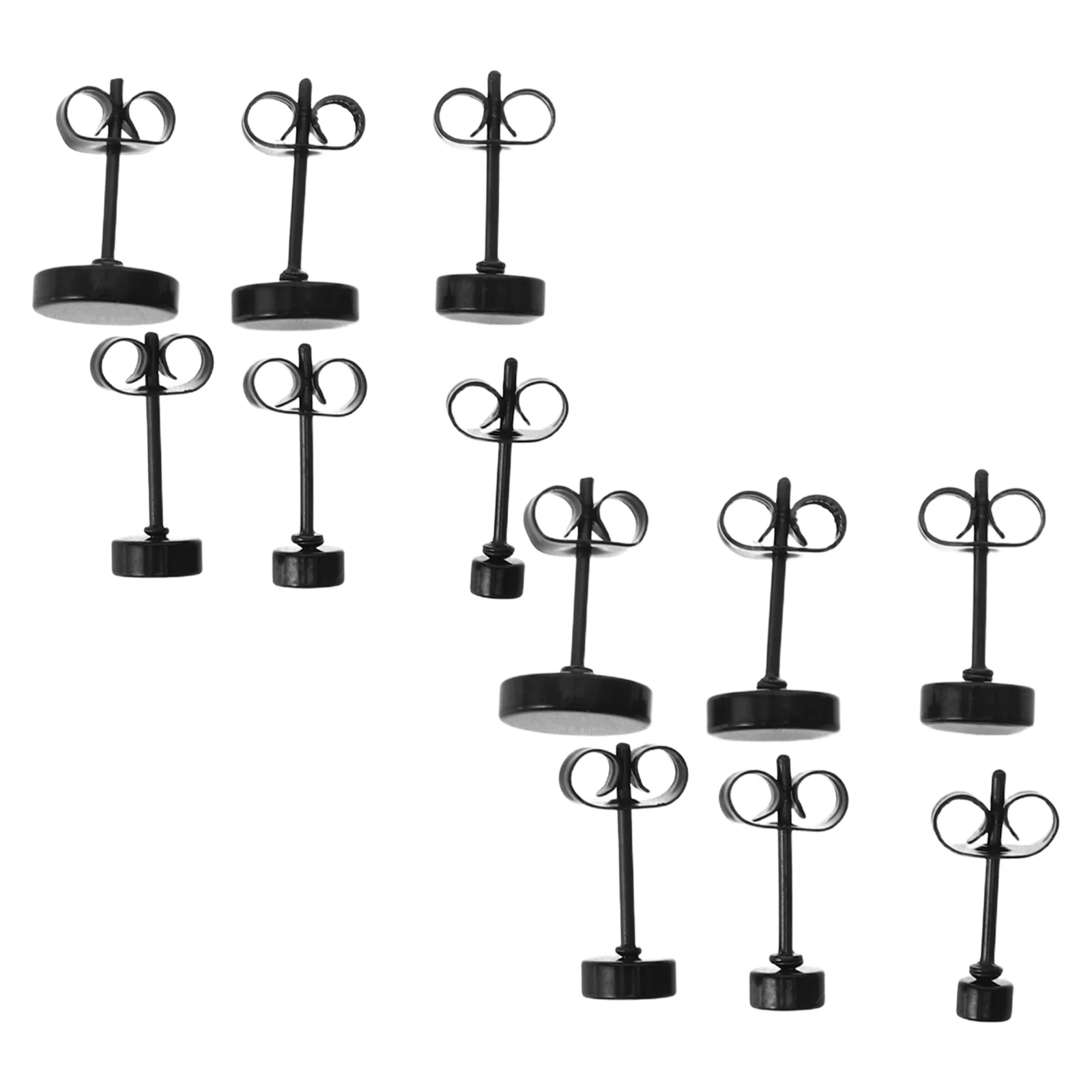 12Pairs Round Flat Back Barbell Stud Earrings Stainless Steel Comfortable Ear Piercing Jewelry Men Women Daily Wear
12Pairs Round Flat Back Barbell Stud Earrings Stainless Steel Comfortable Ear Piercing Jewelry Men Women Daily Wear