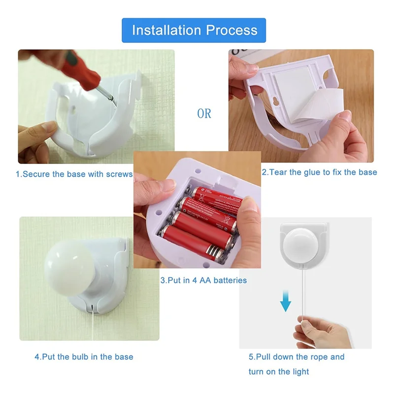 ABPR-2 Pack Light Bulb Wireless LED Closet Light Bulb For Cabinet Bedroom Living Room
ABPR-2 Pack Light Bulb Wireless LED Closet Light Bulb For Cabinet Bedroom Living Room