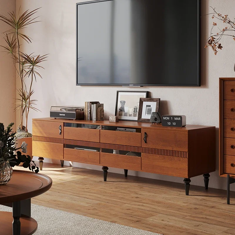 Floor Bedroom Wooden TV Stand Holder French Retro TV Cabinet Luxury Exquisite Mueble Para Televisor Mid Century Modern Furniture
Floor Bedroom Wooden TV Stand Holder French Retro TV Cabinet Luxury Exquisite Mueble Para Televisor Mid Century Modern Furniture