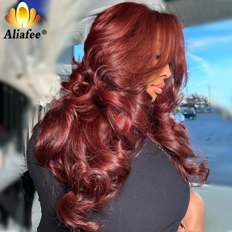Brugundy 99 Color 13x4 Lace Frontal Wigs Human Hair Body Wave Wine Red Braziilan Pre Plucked 13x6 Lace Frontal Wig for Women
Brugundy 99 Color 13x4 Lace Frontal Wigs Human Hair Body Wave Wine Red Braziilan Pre Plucked 13x6 Lace Frontal Wig for Women