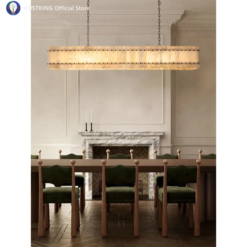 Upgrade Your Home With Our Exquisite American LED Round Alabaster Chandelier Crafted From Natural Marble Stone Dimming Function
Upgrade Your Home With Our Exquisite American LED Round Alabaster Chandelier Crafted From Natural Marble Stone Dimming Function