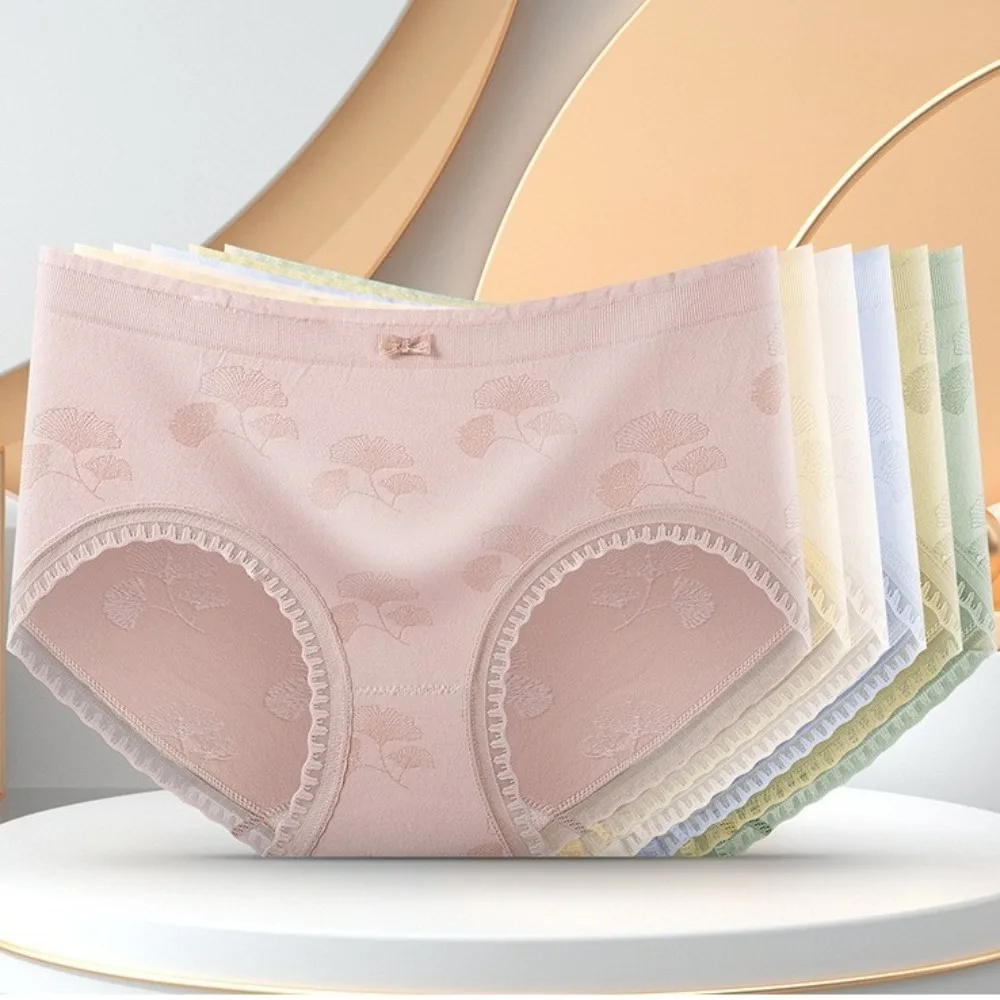 6Pcs Soft Mid Waist Lace Bowknot Panties Thin Underpants Seamless Briefs Cotton Crotch Lingerie Underwear for Women Gifts
6Pcs Soft Mid Waist Lace Bowknot Panties Thin Underpants Seamless Briefs Cotton Crotch Lingerie Underwear for Women Gifts