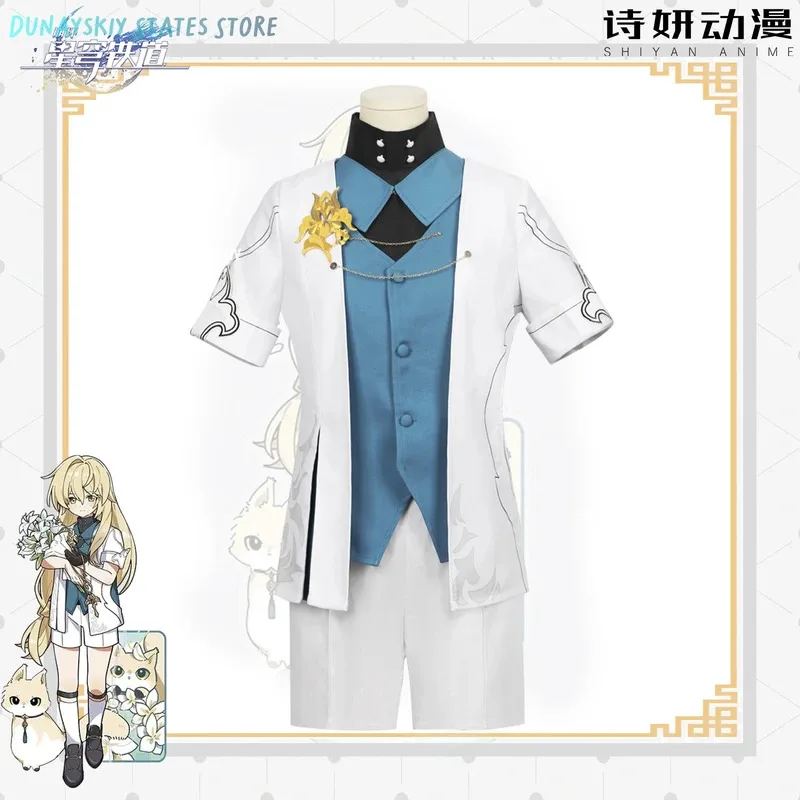 asdh8@Luocha Cosplay Costumes Honkai Star Rail Suits Wig Adult Short Sleeve Shorts Outfits Christmas Carnival Role Play Full Set
asdh8@Luocha Cosplay Costumes Honkai Star Rail Suits Wig Adult Short Sleeve Shorts Outfits Christmas Carnival Role Play Full Set