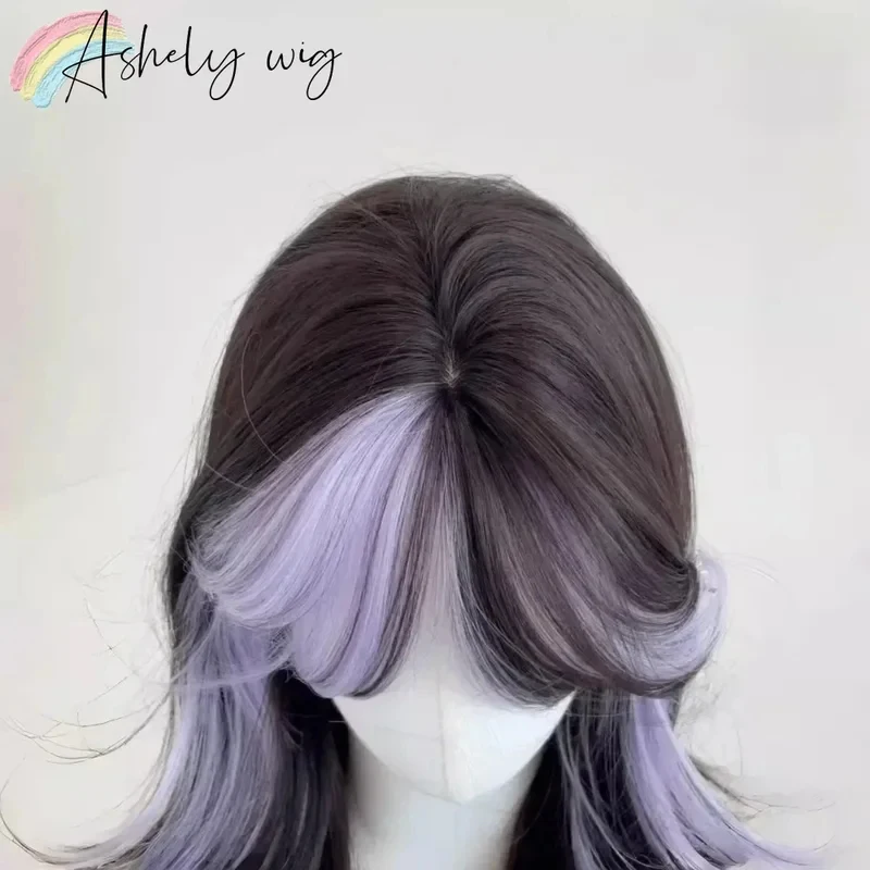xiaoxiao Ashely Purple Short Curly for Women Ombre Black Natural Soft Headband Synthetic Wig with Bangs Lolita wig
xiaoxiao Ashely Purple Short Curly for Women Ombre Black Natural Soft Headband Synthetic Wig with Bangs Lolita wig