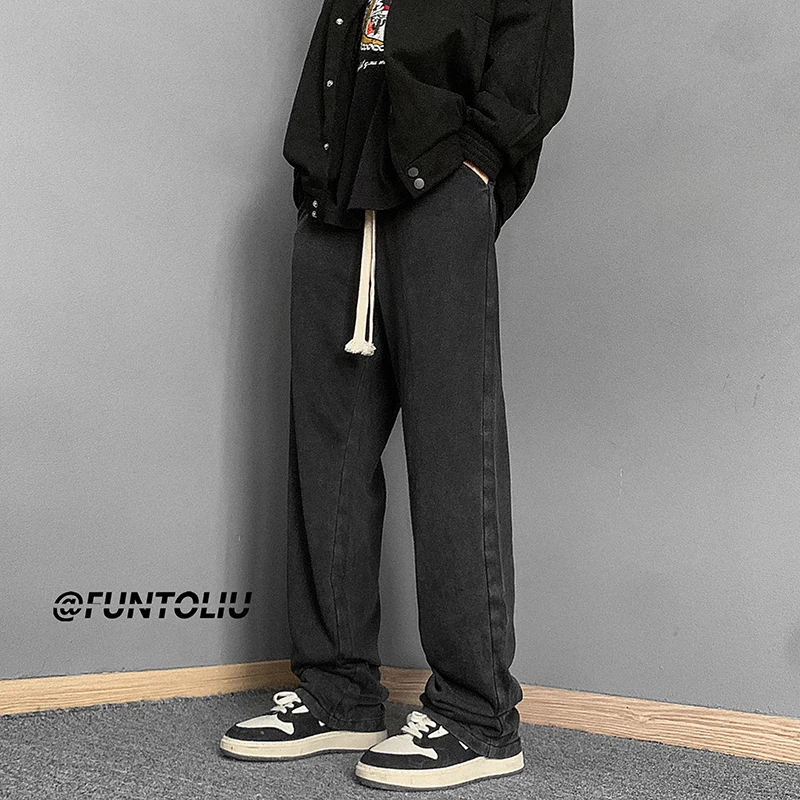 Black Men's Jeans Straight Leg Casual Long Pants American Retro Loose Wide Leg Trousers Spring Autumn New Style Durable Wear ...
Black Men's Jeans Straight Leg Casual Long Pants American Retro Loose Wide Leg Trousers Spring Autumn New Style Durable Wear ...
