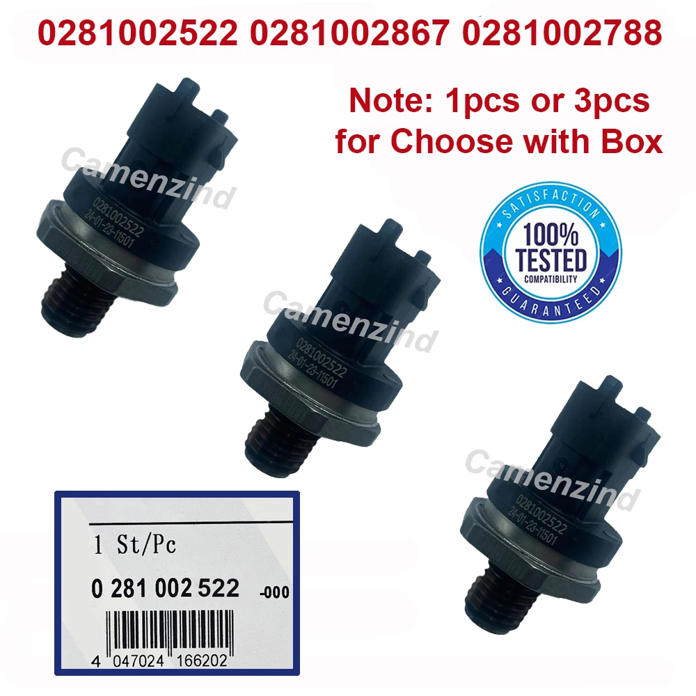 1/3pcs Fuel Rail Sensor forRenault Nissan Peugeot Vauxhall Opel 0281002522 0281002867 50372234 0281002788 0281002909 31401-27000
1/3pcs Fuel Rail Sensor forRenault Nissan Peugeot Vauxhall Opel 0281002522 0281002867 50372234 0281002788 0281002909 31401-27000