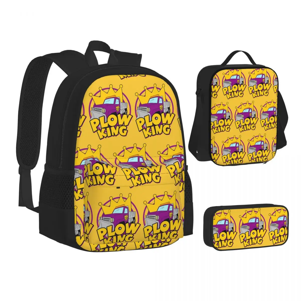 Plow King The Healthy Competition Backpacks Boys Girls Bookbag School Bags Kids Rucksack Lunch Bag Pen Bag Three-Piece Set
Plow King The Healthy Competition Backpacks Boys Girls Bookbag School Bags Kids Rucksack Lunch Bag Pen Bag Three-Piece Set
