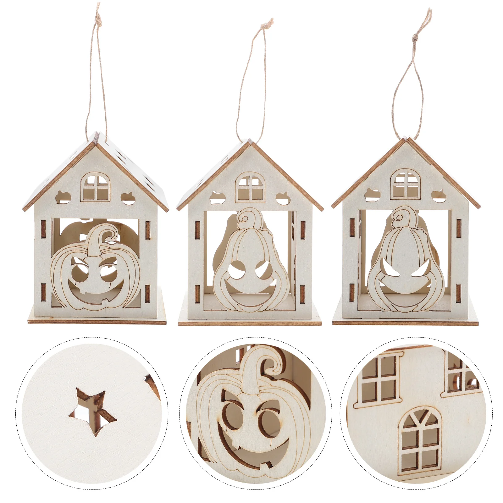 3Pcs Wood Pumpkin House Halloween DIY Decor Set Unfinished Wooden Craft Paintable Holiday Table Centerpiece Mini House Ornament
3Pcs Wood Pumpkin House Halloween DIY Decor Set Unfinished Wooden Craft Paintable Holiday Table Centerpiece Mini House Ornament