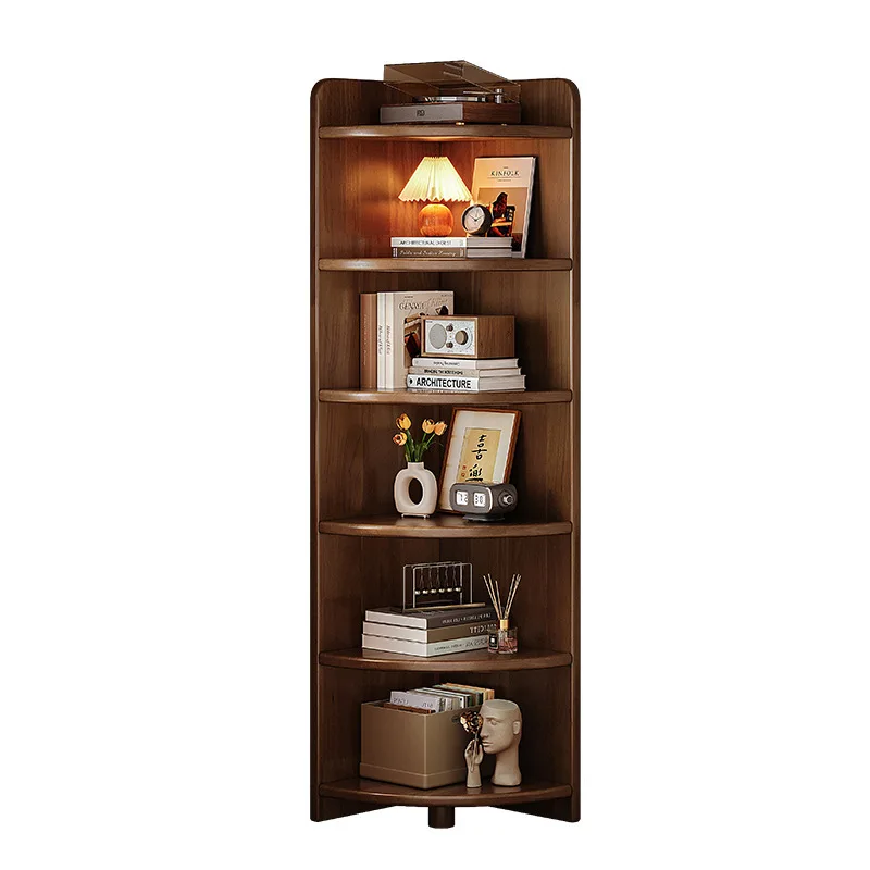 Solid wood corner cabinet corner rack against the wall triangular narrow cabinet household storage locker fan corner bookshelf
Solid wood corner cabinet corner rack against the wall triangular narrow cabinet household storage locker fan corner bookshelf