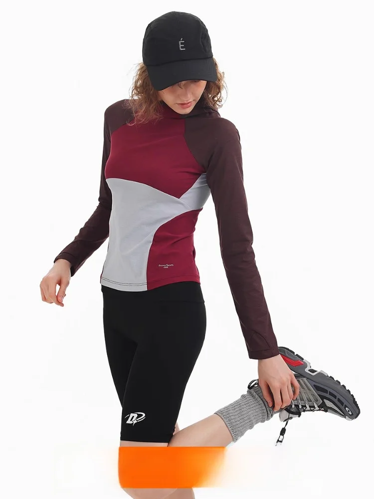 DSU Slim Fit Long Sve T-irt with Hood for Cycling Yoga Hiking Outdoor Sports Color Blo Qui Dry Women's Top
DSU Slim Fit Long Sve T-irt with Hood for Cycling Yoga Hiking Outdoor Sports Color Blo Qui Dry Women's Top