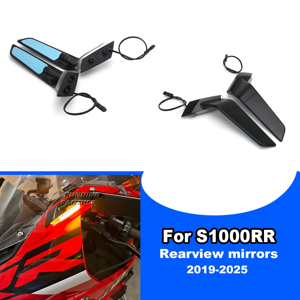 Motorcycle Rearview mirrors side mirrors Adjustable Rotating with light For BMW S1000RR S1000 RR S 1000 RR 2019-2025 accessory
Motorcycle Rearview mirrors side mirrors Adjustable Rotating with light For BMW S1000RR S1000 RR S 1000 RR 2019-2025 accessory