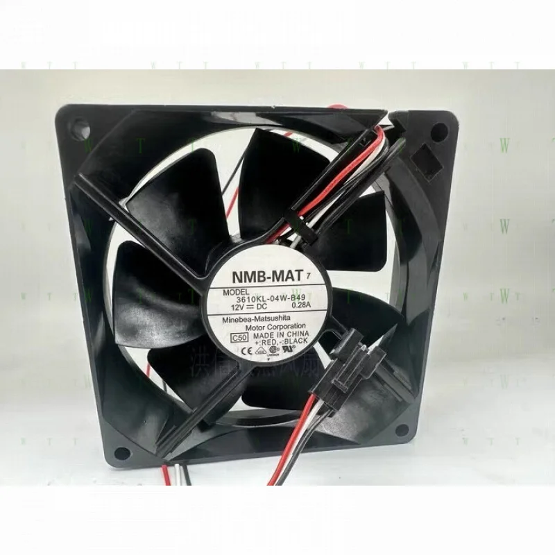 H 1 pcs NMB 9025 3610KL-04W-B49 DC12V 0.28A Ball Fan
H 1 pcs NMB 9025 3610KL-04W-B49 DC12V 0.28A Ball Fan