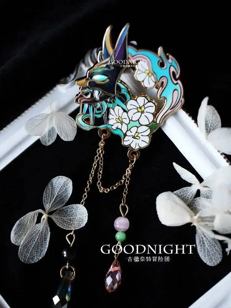 Anime GAME Genshin Impact Xiao Pendant Metal Badge Pin Brooch Ornament Decoration Collection Bedge Cosplay Birthday Gift
Anime GAME Genshin Impact Xiao Pendant Metal Badge Pin Brooch Ornament Decoration Collection Bedge Cosplay Birthday Gift