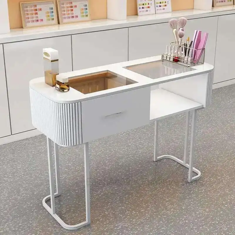 Luxury Glass Manicure Desk Simple Nordic Modern White Nail Tables Design Professionals Mesa De Manicure Salon Furniture HD50ZJ
Luxury Glass Manicure Desk Simple Nordic Modern White Nail Tables Design Professionals Mesa De Manicure Salon Furniture HD50ZJ