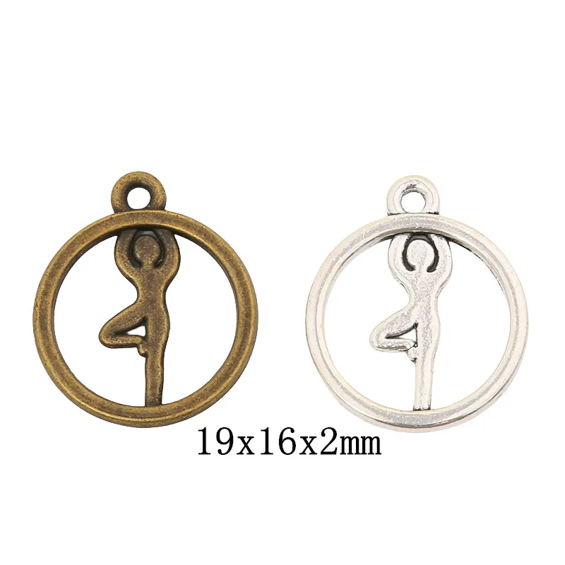 60pieces (yoga) vintage zinc alloy charm metal pendant DIY jewelry discovery making accessories 1301
60pieces (yoga) vintage zinc alloy charm metal pendant DIY jewelry discovery making accessories 1301