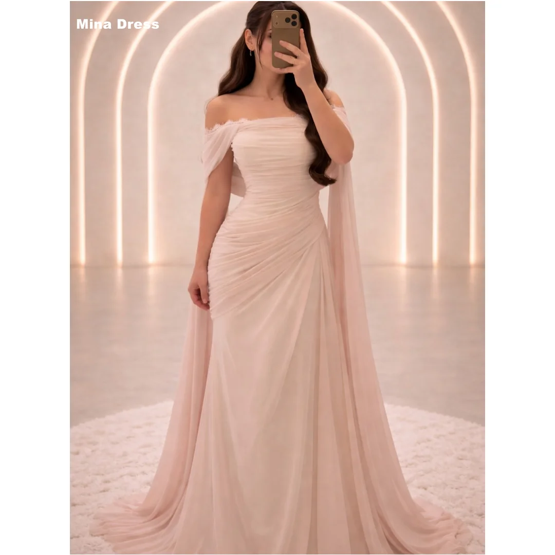 Mina Customized Pink Elegant Party Dresses Shawl Best Selling Dresses Lace Luxury Party Dress Folds Special Occasion Weddings
Mina Customized Pink Elegant Party Dresses Shawl Best Selling Dresses Lace Luxury Party Dress Folds Special Occasion Weddings