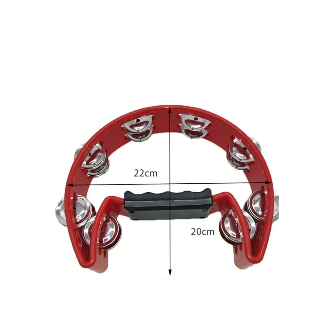 Blue Tambourine Green Yellow Handle Play Instrument Single 32 Jingles Grip Half Moon Percussion Tambourine Brand New Comfortable
Blue Tambourine Green Yellow Handle Play Instrument Single 32 Jingles Grip Half Moon Percussion Tambourine Brand New Comfortable