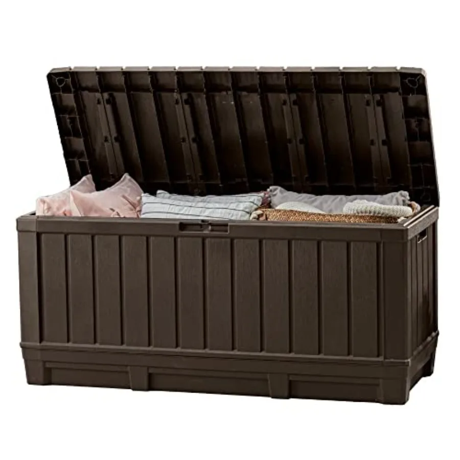 Kentwood 92 Gallon Resin Deck Box-Organization and Storage for Patio Furniture Outdoor Cushions, Throw Pillows, Garden Tools an
Kentwood 92 Gallon Resin Deck Box-Organization and Storage for Patio Furniture Outdoor Cushions, Throw Pillows, Garden Tools an