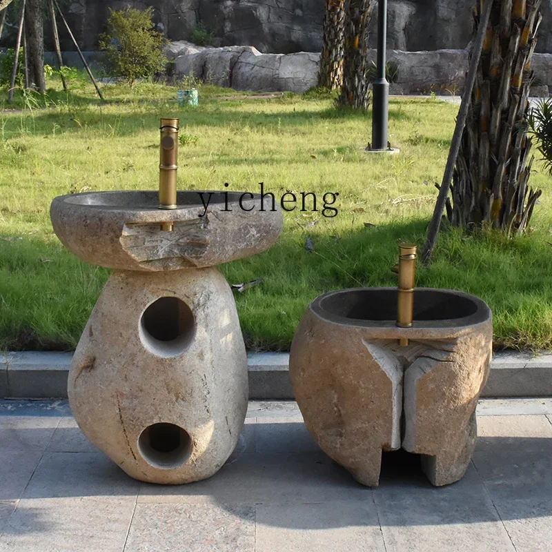H8- outdoor colestone column basin retro stone wash basin integrated floor pool courtyard mop pool
H8- outdoor colestone column basin retro stone wash basin integrated floor pool courtyard mop pool