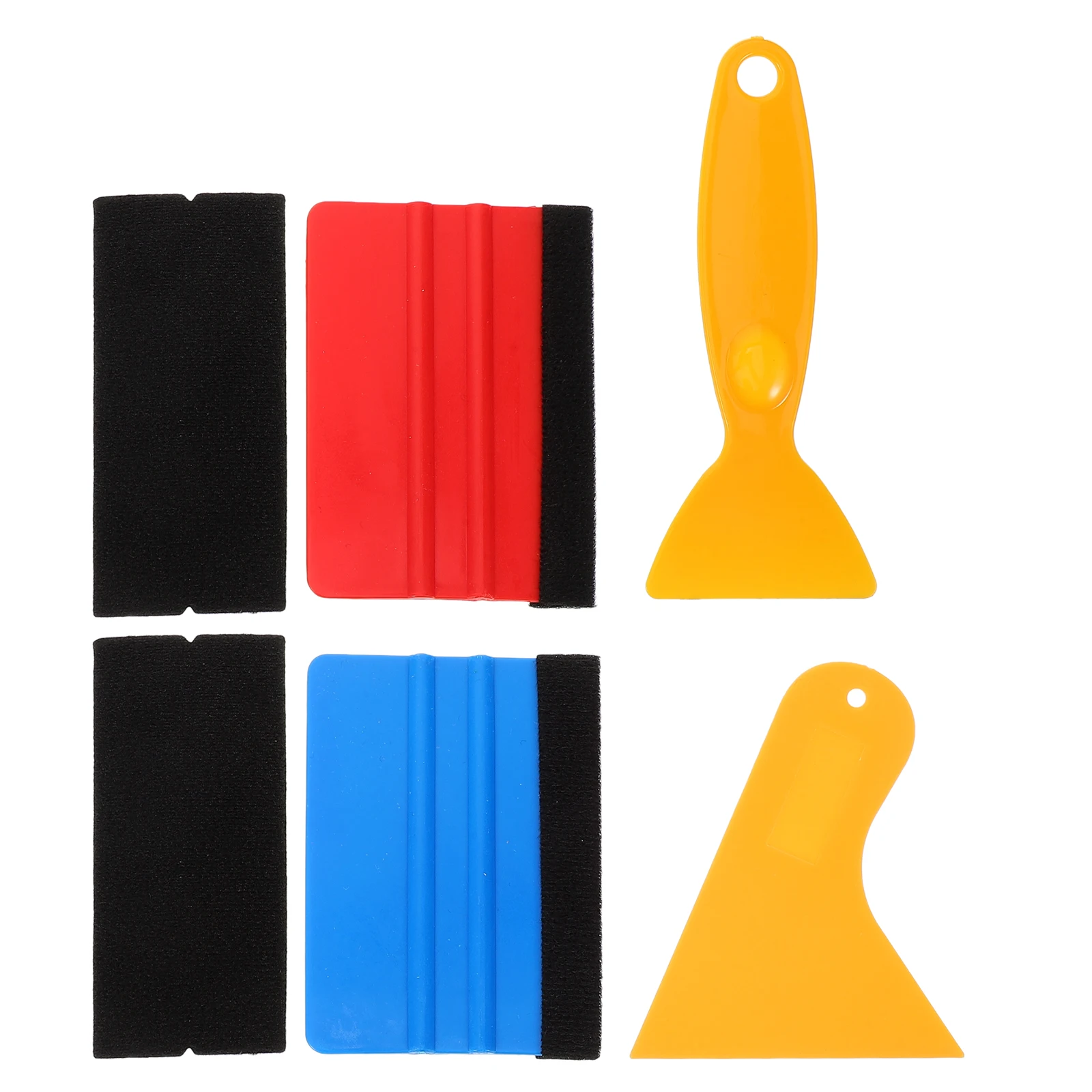 1 set Sealing Scraper Set Detachable Plastic Felt Squeegee Vinyl Film Tool Kit for Car Window Tinting Decal Installation
1 set Sealing Scraper Set Detachable Plastic Felt Squeegee Vinyl Film Tool Kit for Car Window Tinting Decal Installation